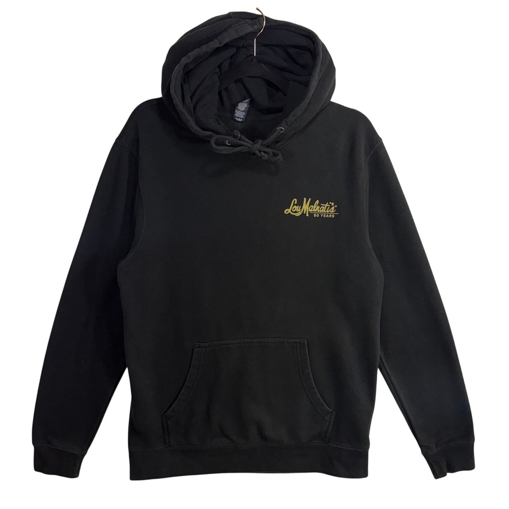 Lou Malnati's S 50th Anniv District‎ Hoodie Black Pizza Chicago Crew Streetwear